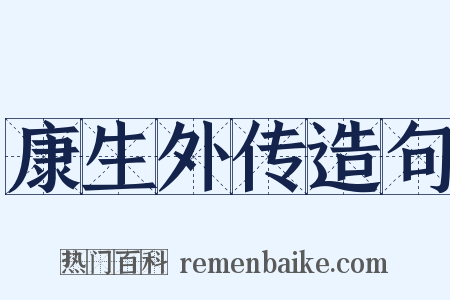 康生外传造句是什么意思的图片